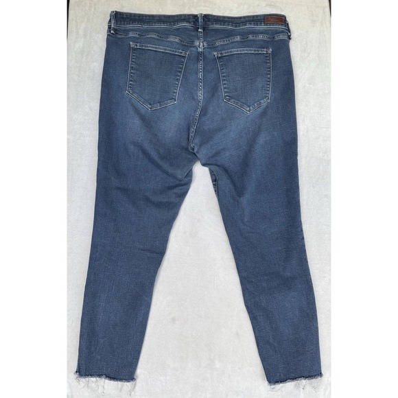 Abercrombie & Fitch Jeans Womens 35/20 Medium Mid Rise Super Skinny Ankle 39x28 - Picture 8 of 10
